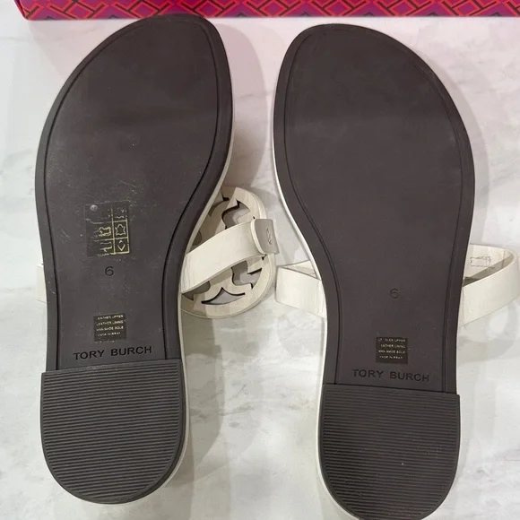 Tory Burch Cream Sandals - Picture 2 of 5